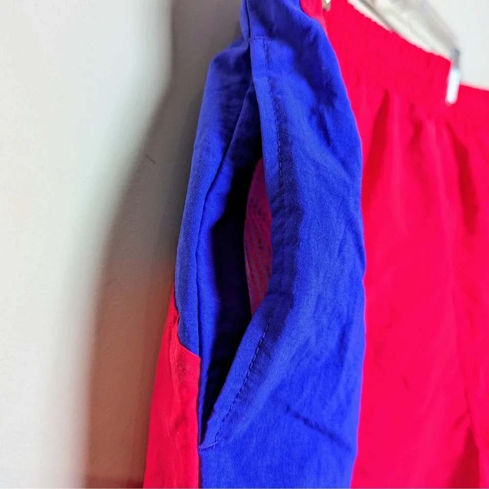 VTG 417 Van Heusen Sportswear Neon Colorblock 80s Large Swim Trunks Shorts NWT